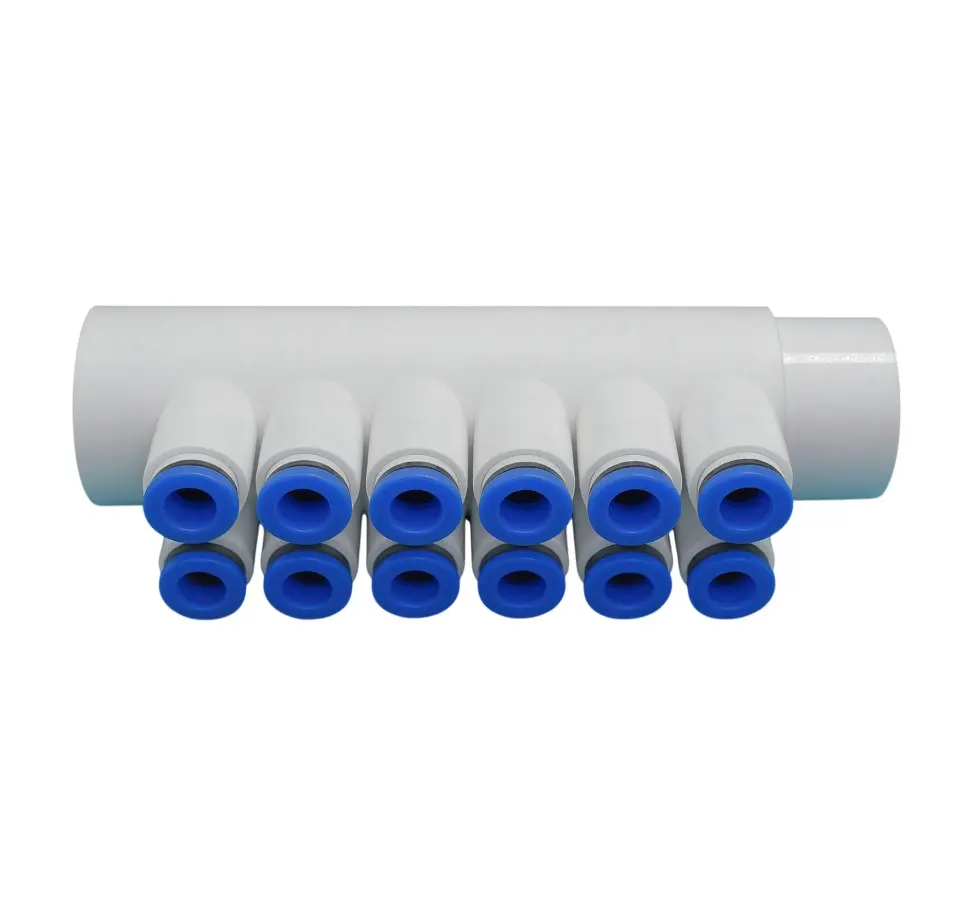 [OKG-0812] Õhu kollektor kiirühendusega 32 mm (8×12 väljundit) + sulgkork