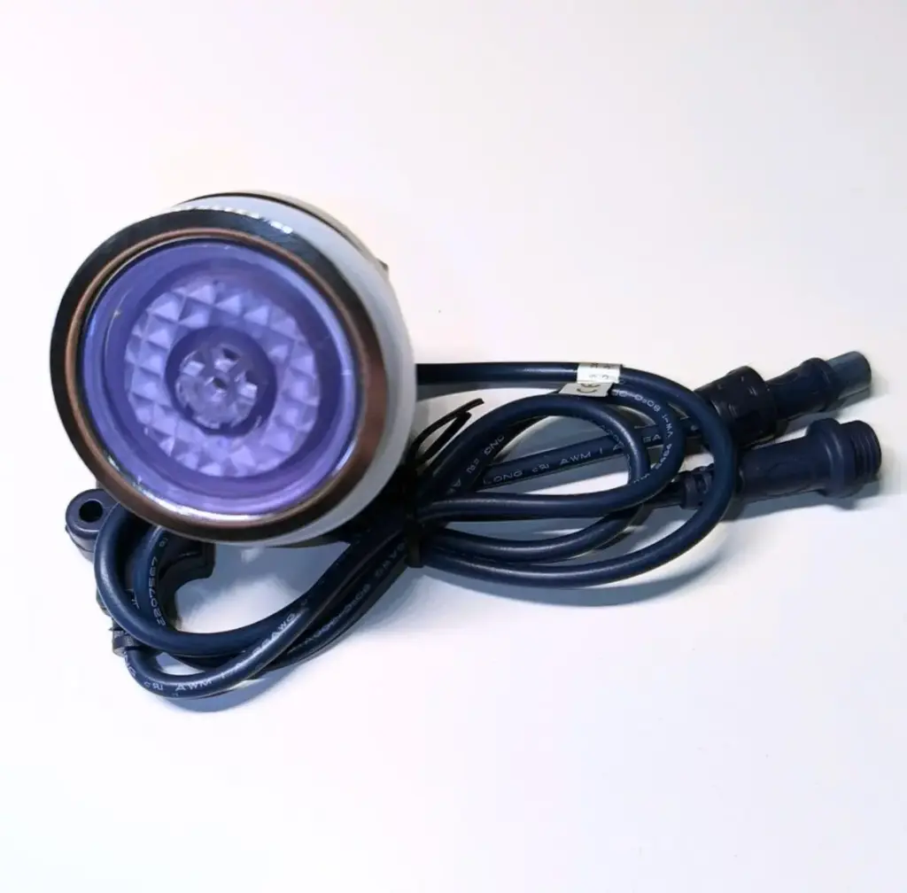 Jeturi de aer LED 34mm capac, țeavă: 3/8" SS 304