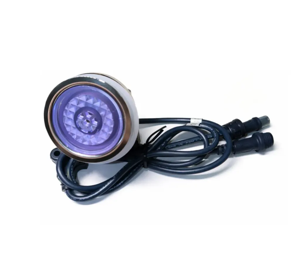 [OPL-38-SS] LED Air jets 34mm  cover,pipe: 3/8" SS 304