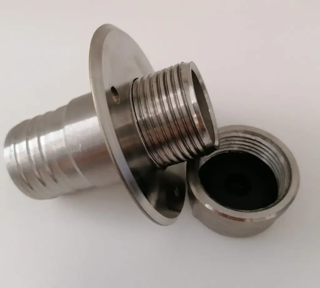[DRI-32-SS] Flange external with stopplug 32mm SS 304