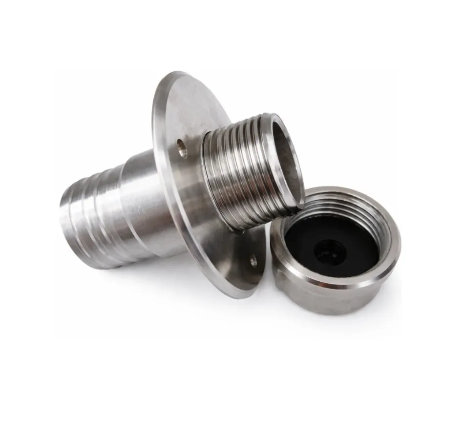 Flange external with stopplug 32mm SS 304