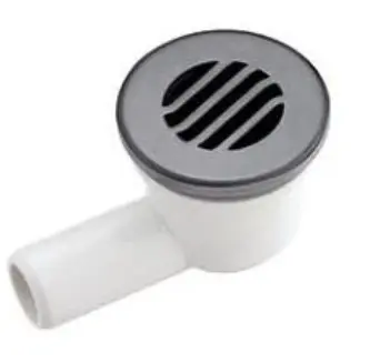 Racord de aspirație negru încastrat 3/4'', compatibil cu VI-01