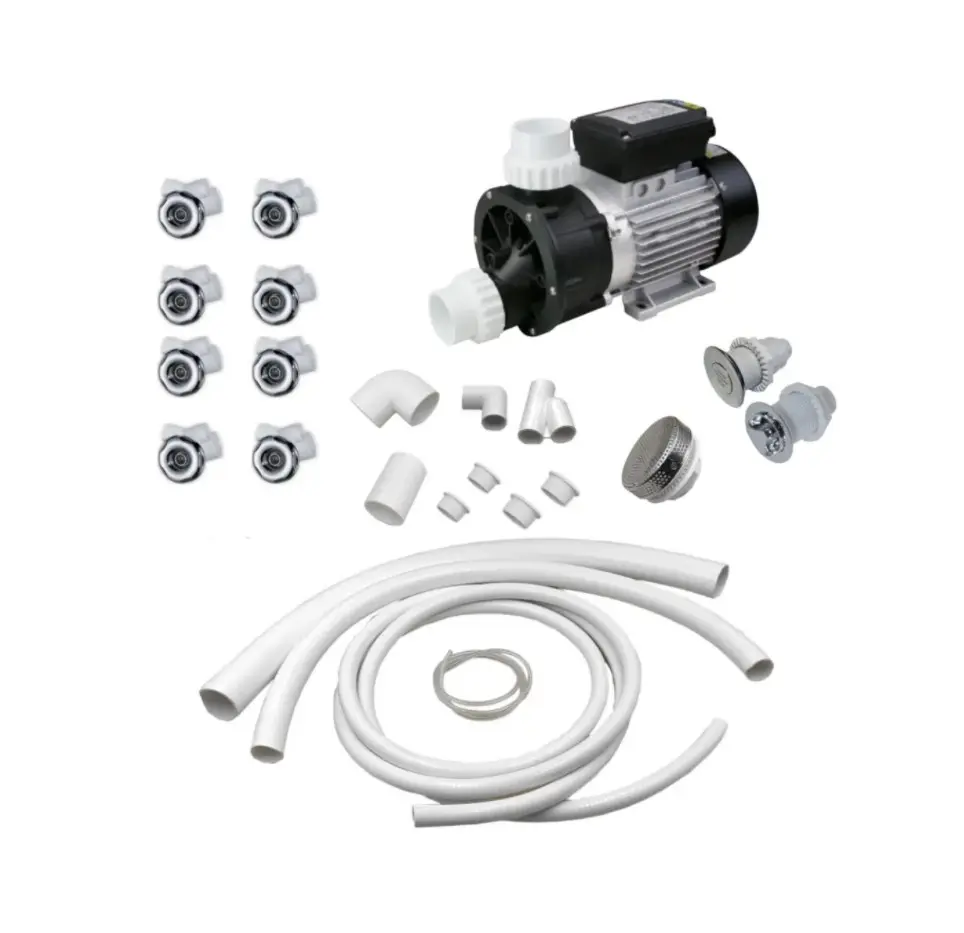 [Bangadeco-11] Hidromasāžas sistēma kubilam, Bangadeco 1.1 kW (1.5 HP), 8 sprauslas