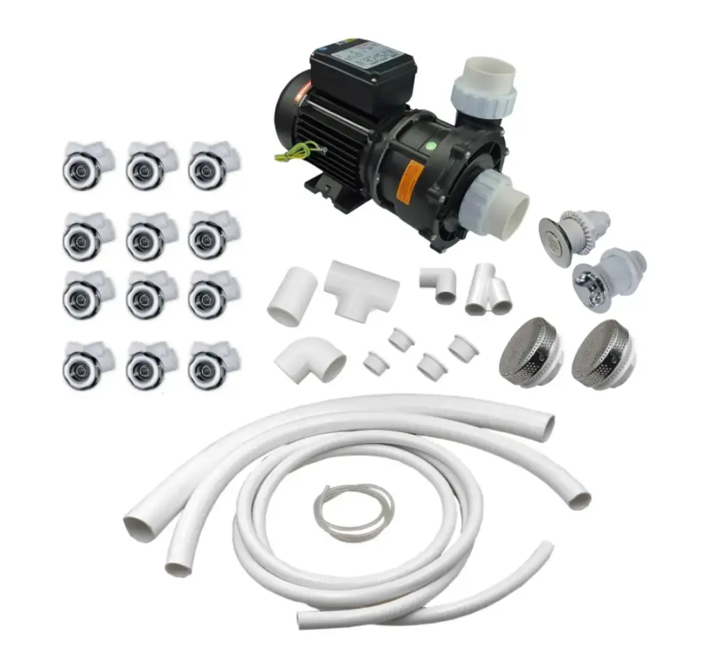 Sistem de hidromasaj pentru ciubăr, DXD 1.5 kW (2 HP), 12 duze