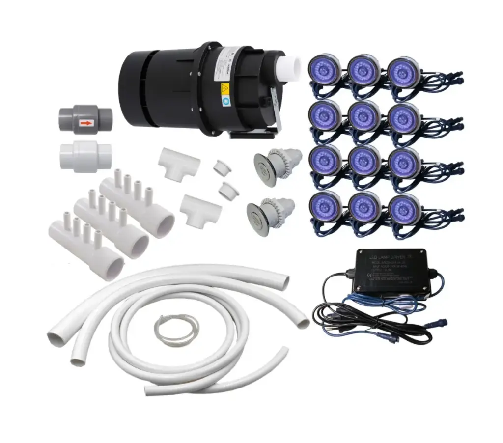 [Banga-led] LED Õhumassaaži süsteem kümblustünnile (liimitav) BANGA Compact 700W