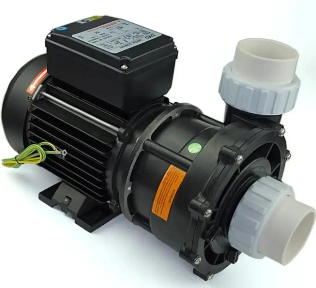 Pompă de hidromasaj 1.5 kW (2.0 HP) DXD cu comutator pneumatic, cablu de 1.5 m cu fișă, racorduri de 50 mm și teu 32x50x32