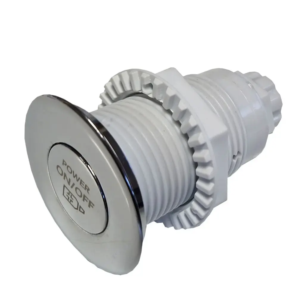 [PJ-03] Buton pneumatic PJ-03, finisaj din alamă cromată