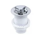 Õhuregulaator 20 mm kroomitud messingist kattega